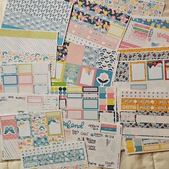 27 Planner Sticker Sheets Set - Picture 2 of 2